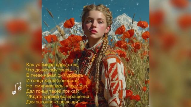 Маша Космач — Сказка о царе Салтане — АС Пушкин