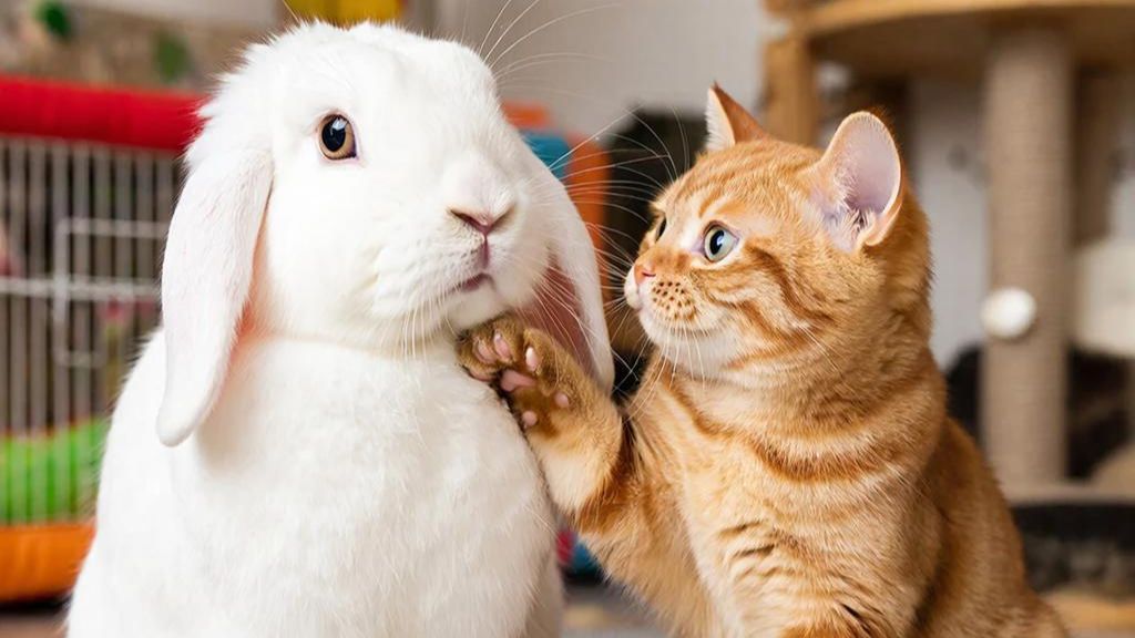 Кот и Кролик стали ДРУЗЬЯМИ! 💖 Что будет дальше? смотреть онлайн