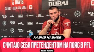 «После боя Хабиб указал на мои ошибки…». Набиев – о своем дебюте в PFL