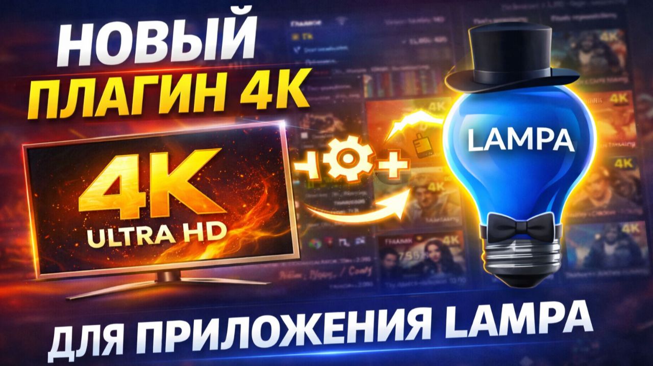 Новый плагин 4K для приложения LAMPA смотреть онлайн