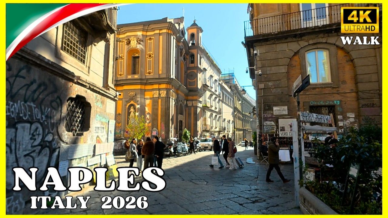Italy, Naples — The city of a thousand colors Walking Tour, Italy 2026