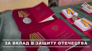 ▫ Бойцам добровольческого отряда «БАРС-16» в составе «Южной» группировки войск вручили государств...