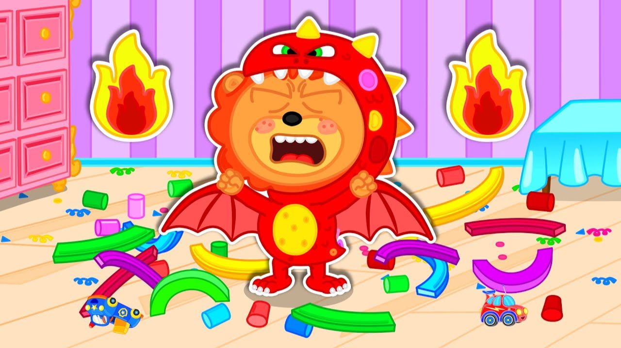 СЕМЕЙКА ЛЬВОВ. ПОЧЕМУ РЕБЁНОК ПЛАЧЕТ. МУЛЬТИК ДЛЯ ДЕТЕЙ смотреть онлайн