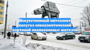 Искусственный интеллект напугал апокалиптической картиной подмосковных жителей