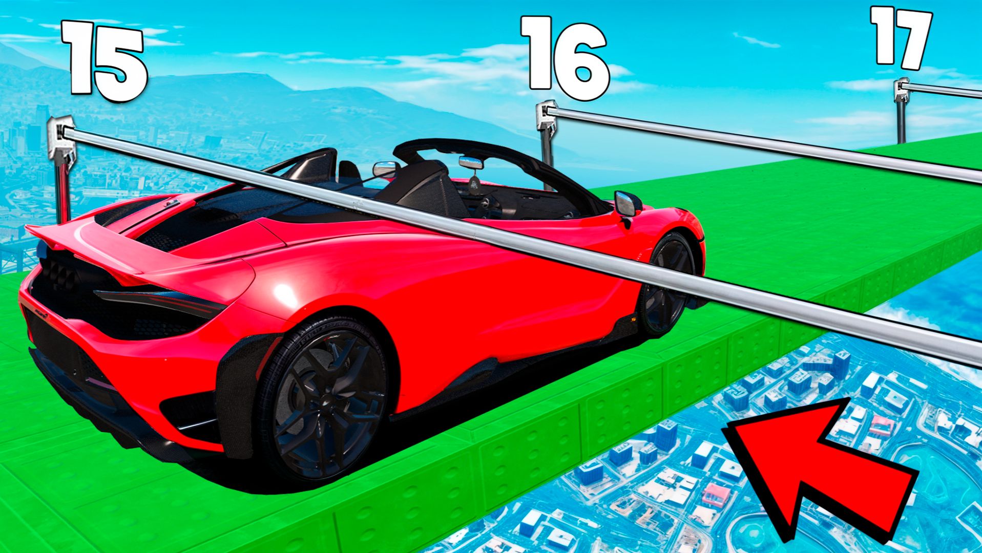 Как далеко проедет ЧИТ ТАЧКА в ГТА 5 Моды? Узко низко в GTA 5! Обзор мода в GTA 5 смотреть онлайн