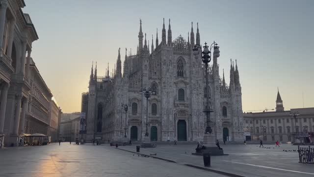 Прогулка по Милану, Италия | Городской шум в атмосфере покоя для спорта, медитаций и фона