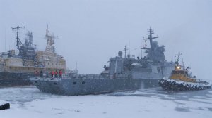 В Петропавловске-Камчатском встретили экипаж корвета "Гремящий" после завершения морского похода.