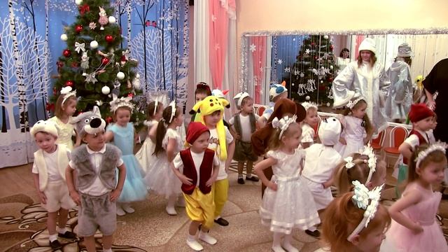 Праздник Новогодней Ёлки в детском саду смотреть онлайн