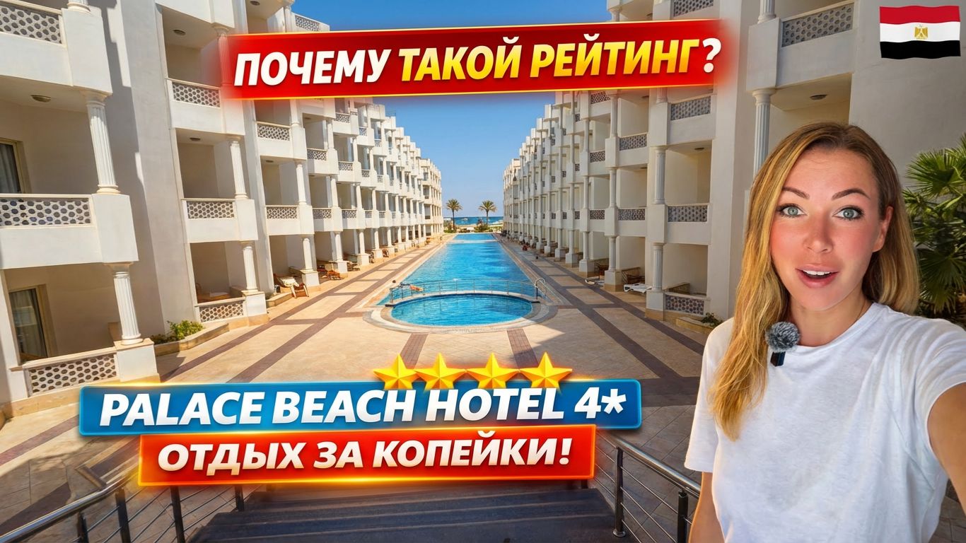 Египет🇪🇬 РЕЙТИНГ 3.6 — ЭТО ОШИБКА⁉️ The Palace Beach Hotel 4* Хургада: заселение и номер смотреть онлайн