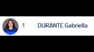 DURANTE Gabriella
