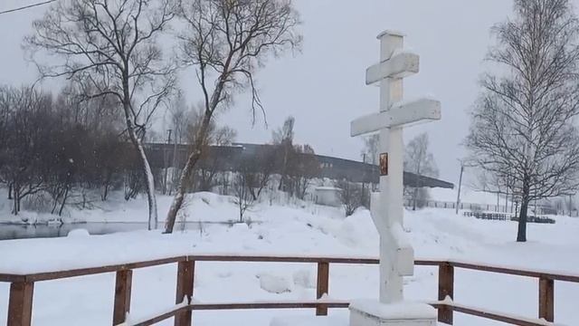 У скита патриарха Никона. 28 января