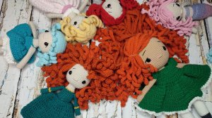 Влог №6/2026. Кукрльных_дел_мастер4. Финальный отчёт. Все мои вязаные куклы. Вязание крючком