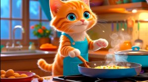 👨🍳 КОТЁНОК-ПОВАР готовит еду для БРОШЕННЫХ КОТЯТ 🐱