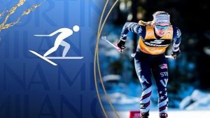 Женский Скиатлон 10 км свободным + 10 км