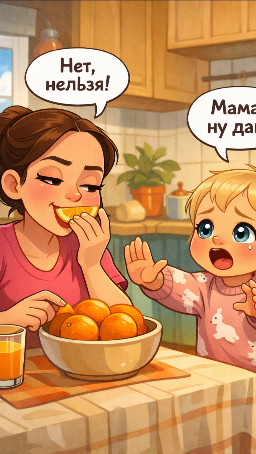 Каролина захотела апельсина