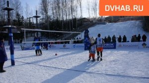 Второй этап кубка России по волейболу на снегу состоялся на «Холдоми»