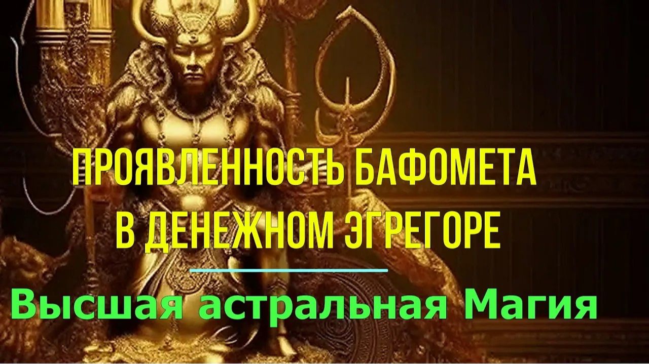 Проявленность Бафомета в денежном Эгрегоре. Высшая астральная Магия. #эзотерика #магия #астрал Проявленность Бафомета в денежном Эгрегоре. Высшая астральная Магия. #эзотерика #магия #астрал