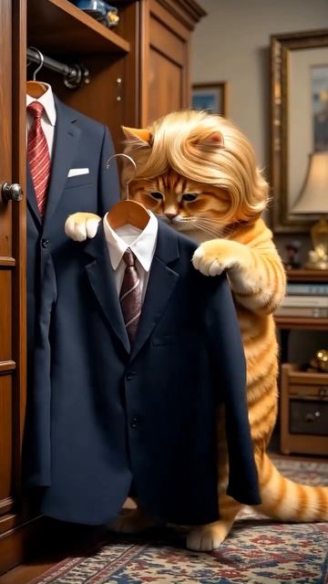 Рыжий кот напоил Трампа