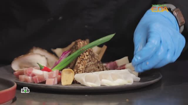 Эксперимент: можно ли похудеть, питаясь салом | «Живая еда» смотреть онлайн