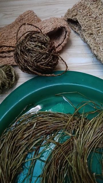 как сделать нитки из волокон крапивы 💯