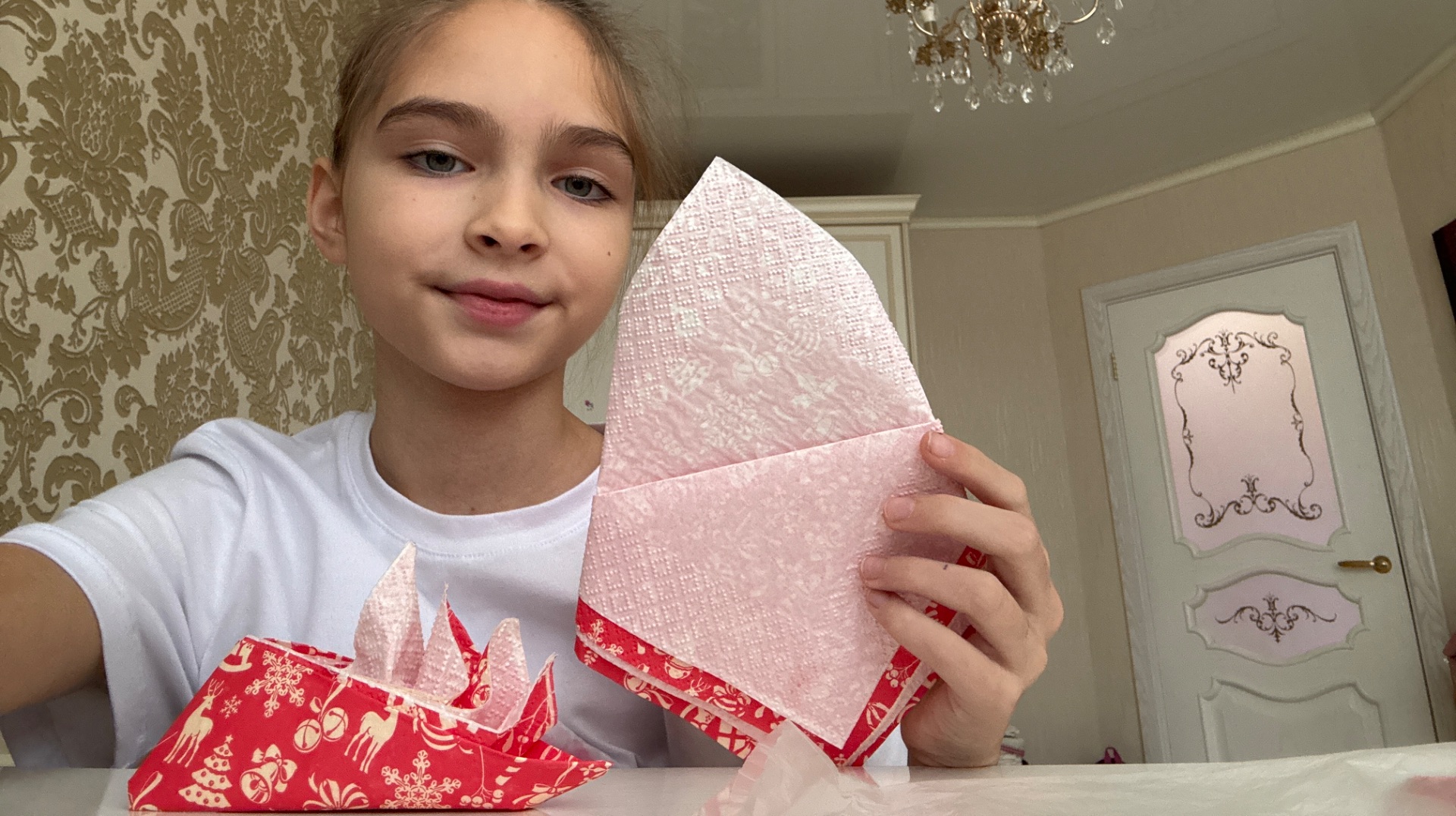 Мастер-класс по складыванию салфеток смотреть онлайн