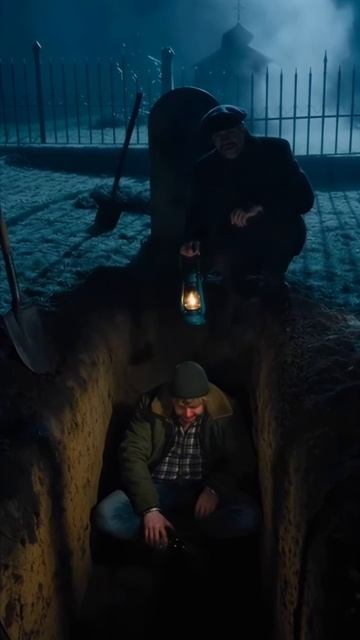 Шел мужик пьяный, упал в могилу