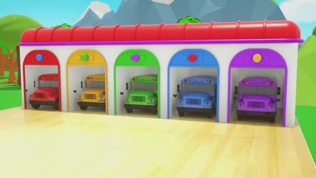 Развитие для детей! Раскрась футбольные мячи и школьный автобус — детские стишки и песенки смотреть онлайн