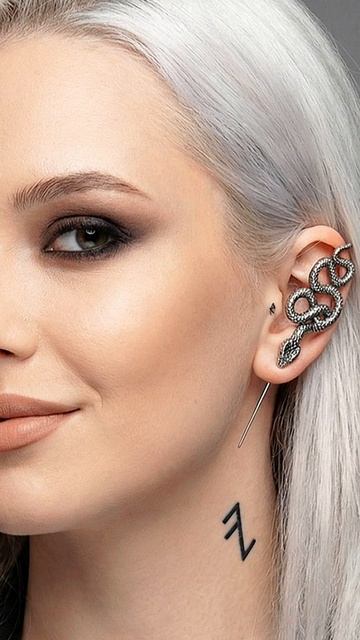 Готический кафф-игла "Змей Аспид" от StarfallShop