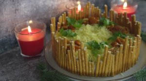 НОВИНКА!!! ОХАПКА ДРОВ - САЛАТ ГОТОВ!Красивый САЛАТ на праздничный стол!