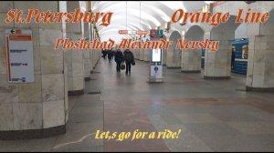 Ст. метро Площадь Александра Невского 2, Ленинград (С-Пб) - интерьер, пассажиры   Фрагмент 5