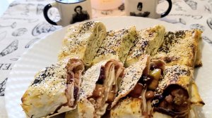 Завтрак из лаваша.Ленивый штрудель.