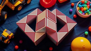 Цифра 8 из змейки Рубика