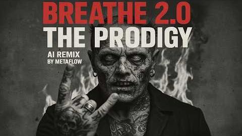 BREATHE 2.0 – The Prodigy Inspired AI Remix Electronic Breakbeat Reinvented 2000s 90s Legends смотреть онлайн