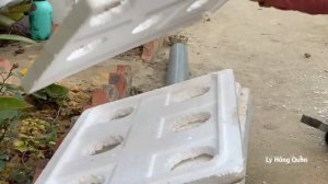 Building Hydroponic Garden on a Fish Pond Self-Sofficient Living Ly Hong Quan