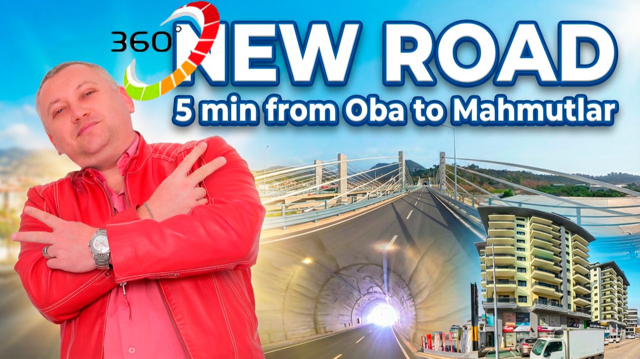 Алания меняется: 5 минут без пробок из Оба в Махмутлар | Новая дорога 360°