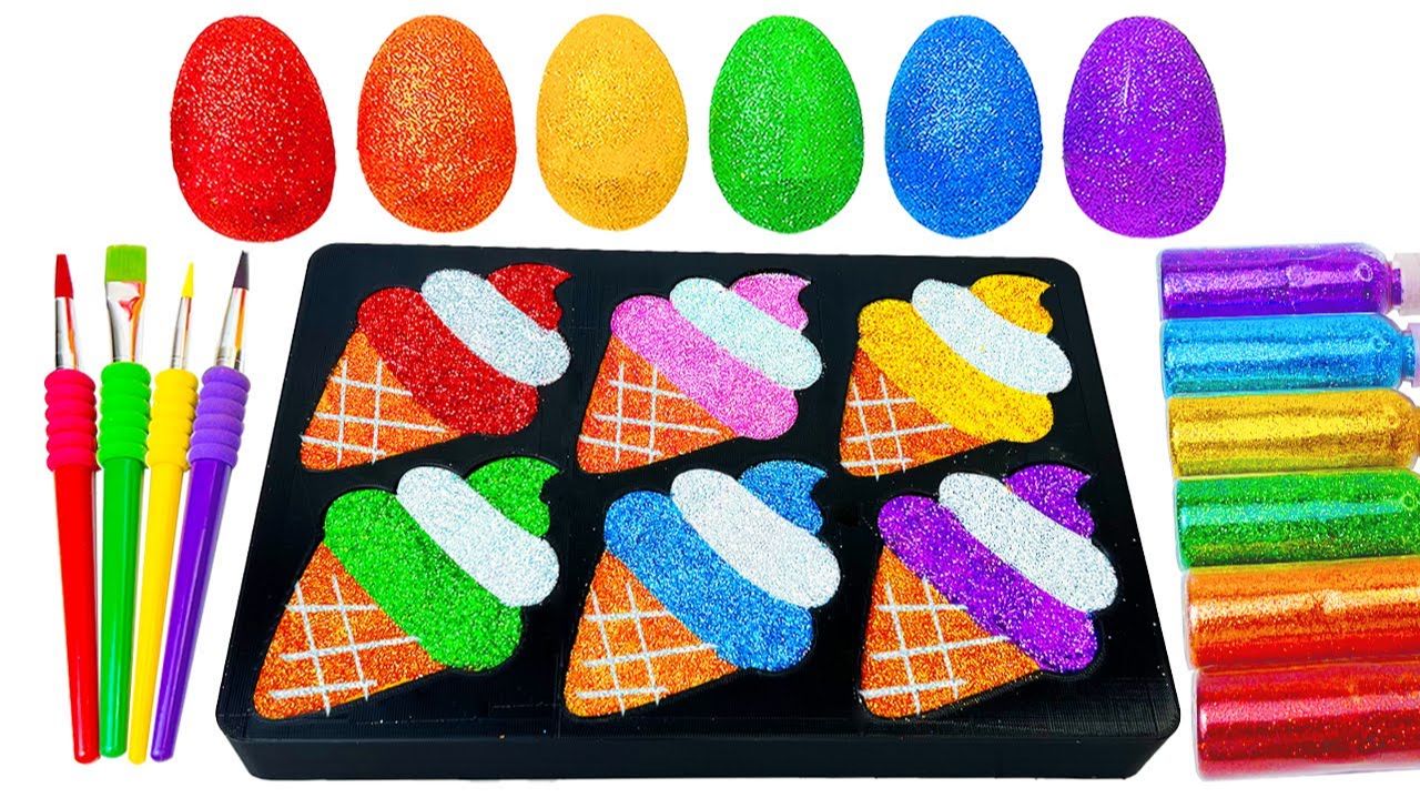 ИГРАЕМ В СЛАЙМЫ ЗАЛИВАЕМ В ФОРМЫ МОРОЖЕНОГО АСМР ВИДЕО ДЛЯ ДЕТЕЙ ДЕТСКИЙ КАНАЛ ИГРАЛКИ-ЗАЛИПАЛКИ