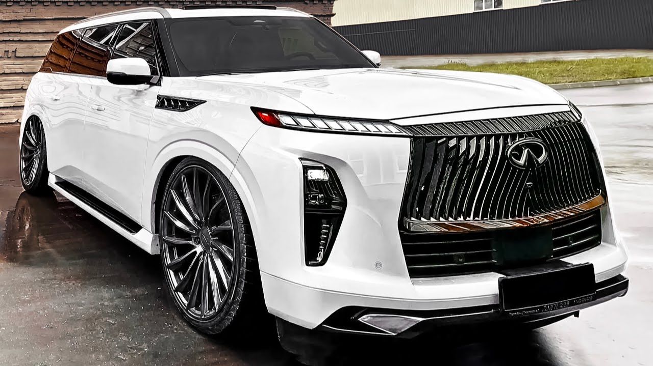 INFINITI QX80 Autograph 2026 — брутальный роскошный внедорожник: интерьер и экстерьер. смотреть онлайн
