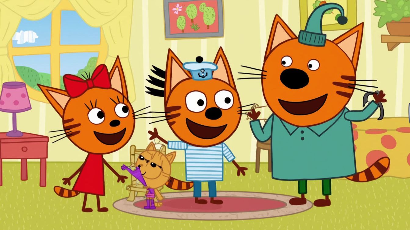 Три кота — мультфильм для детей — Три кота и воздушный змей. смотреть онлайн