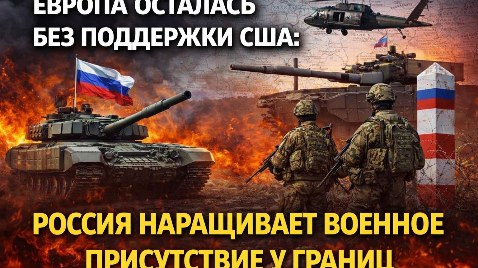 ЕВРОПА ОСТАЛАСЬ БЕЗ ПОДДЕРЖКИ США: РОССИЯ НАРАЩИВАЕТ ВОЕННОЕ ПРИСУТСТВИЕ У ГРАНИЦ смотреть онлайн