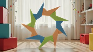 Как сделать бумажные звездочки ниндзя (Сюрикэн) - Оригами