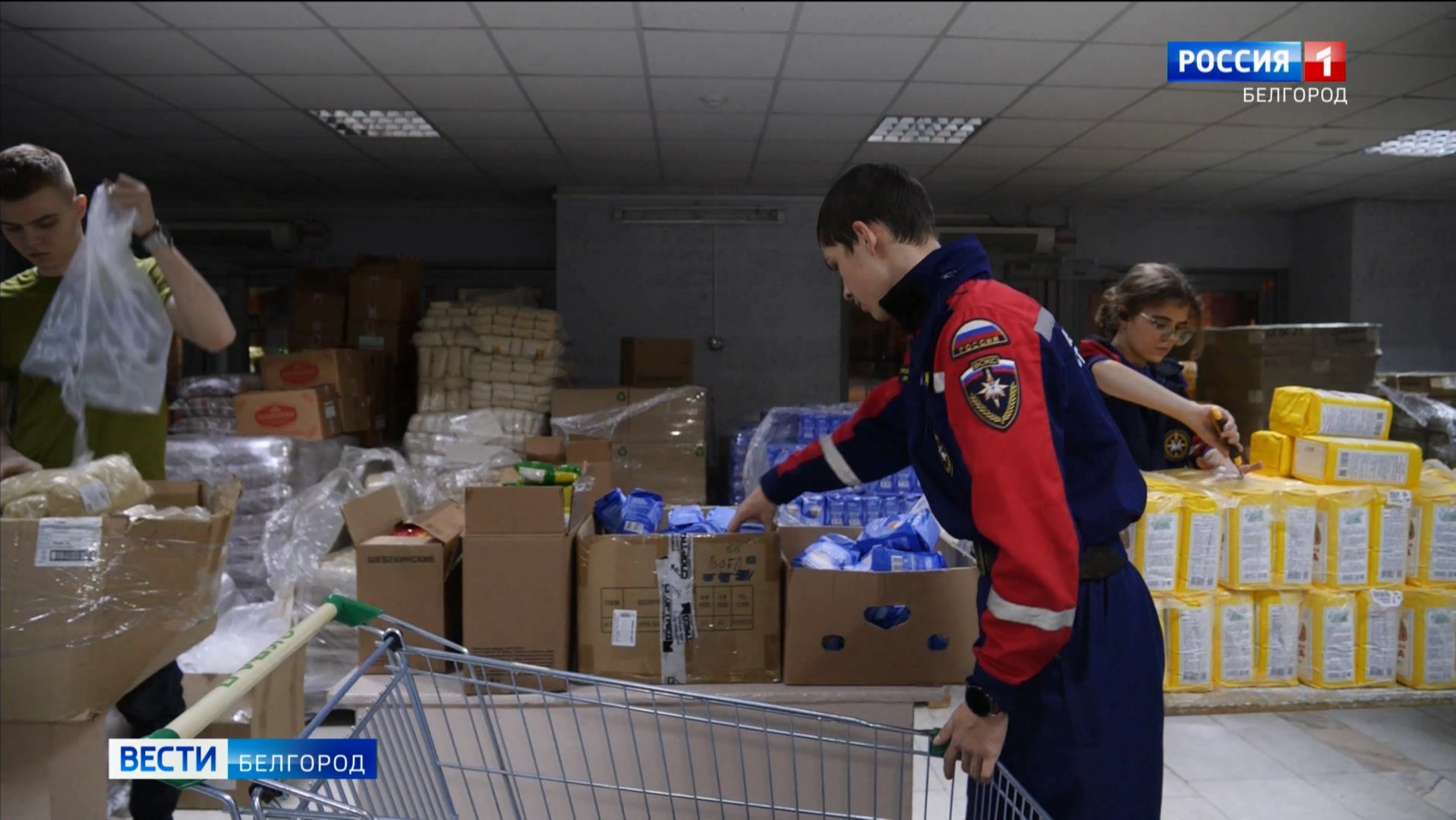 В Белгородскую область поступила крупная партия гуманитарной помощи смотреть онлайн
