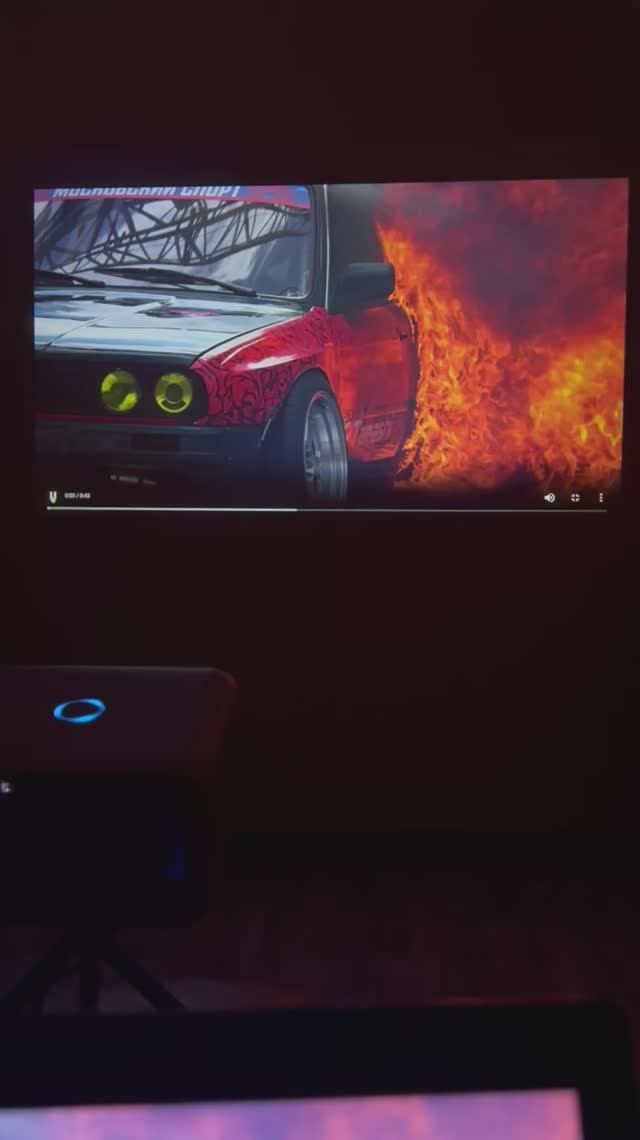 BMW e30  работа видеооператора SV Films Productionдемонстрация видео с проектора