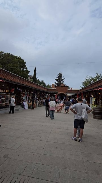 Рынок в старой крепости города Аланья, Турция