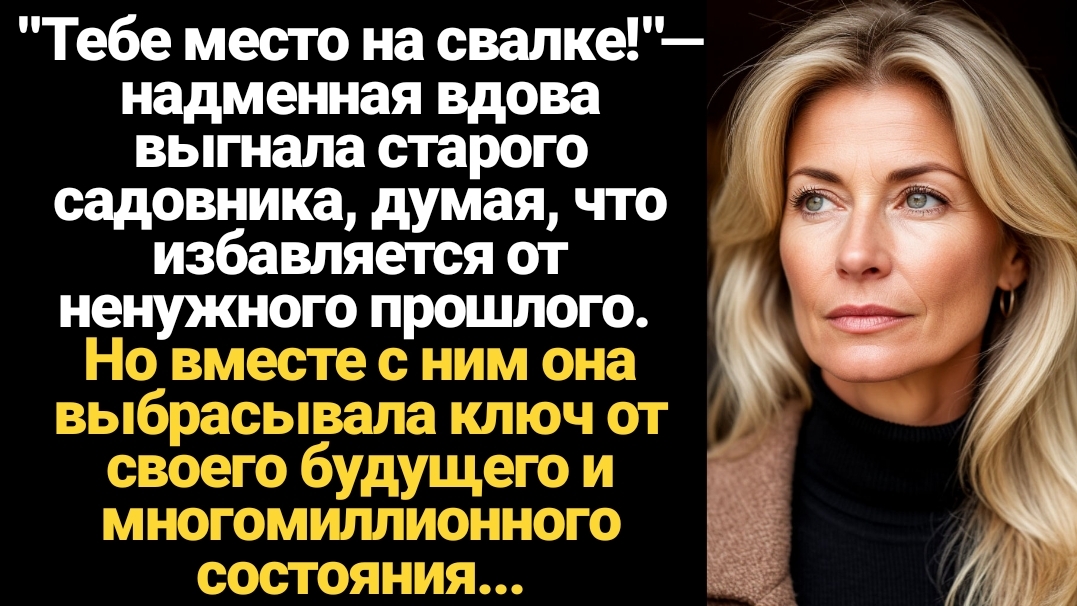 ИСТОРИИ ИЗ ЖИЗНИ/Тебе место на свалке!- надменная вдова выгнала старого садовника