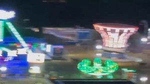 Веселье в Луна-парке в Тарквинии (Италия)