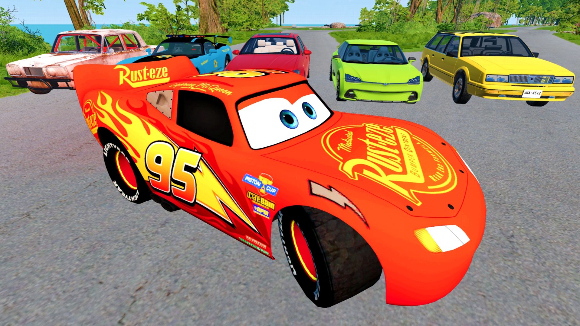 МУЛЬТИКИ ПРО МАШИНКИ: Молния Маккуин — трасса безумных трюков! смотреть онлайн