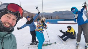 Шерегеш. Янв 2026. Отчётное видео о наших катаниях на горных лыжах