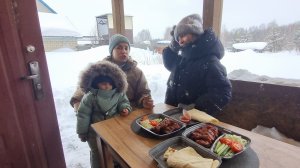 На даче Шашлыки