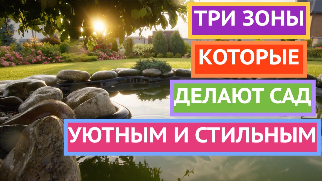 ОГОНЬ, ВОДА И ТЕНЬ - ТРИ ЭЛЕМЕНТА УЮТНОГО САДА смотреть онлайн