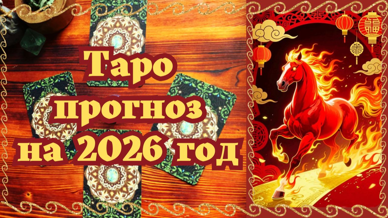 ТАРО ПРОГНОЗ на 2026 год ✨ ТАРО РАСКЛАД на три варианта ⚜️